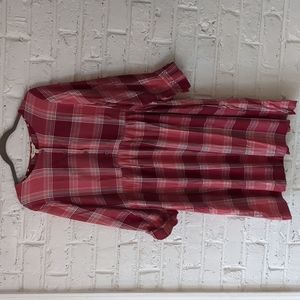 NWT Matilda Jane You & Me Brushed Flannel Plaid Dress